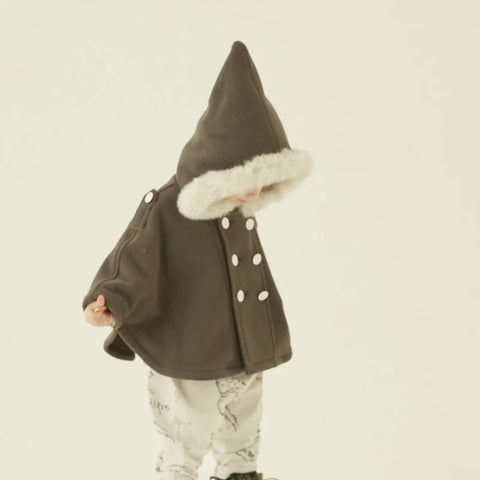 【定番】elfinFolk （エルフィンフォルク） freece baby cape フリースベビーケープ、コート