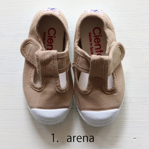 Cienta（シエンタ）キッズ Tストラップシューズ 靴 キャンバス スニーカー 77997 28-34サイズ(17- 21cm)