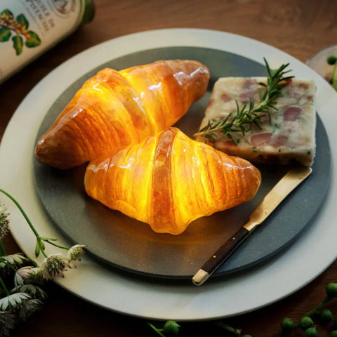 モリタ製パン 手作りパンのLEDランプ PAMPSHADE Croissant パンプシェード クロワッサン （インテリアライト、照明）