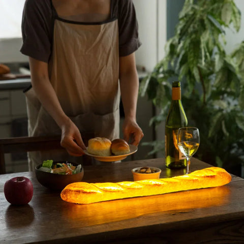 モリタ製パン 手作りパンのLEDランプ PAMPSHADE Baguette パンプシェード バゲット （インテリアライト、照明）