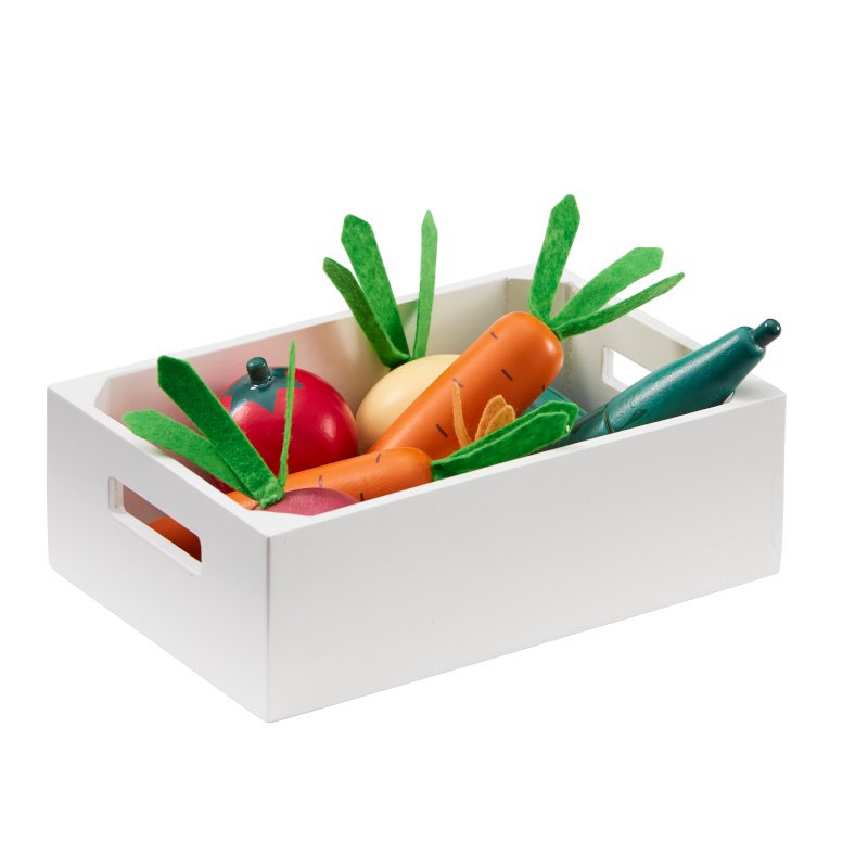★KIDS CONCEPT （キッズコンセプト） Mixed Vegetable Box ミックスベジタブルボックス 木のおもちゃ ままごと