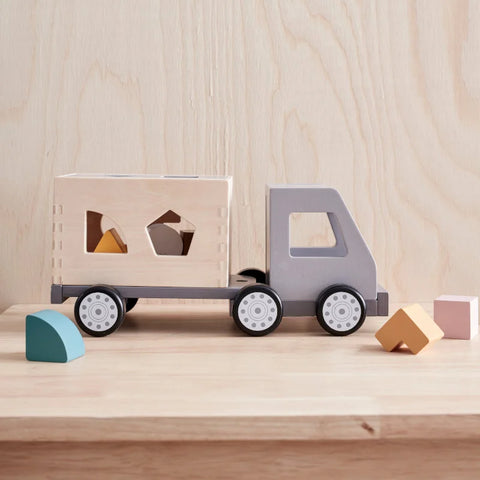 KIDS CONCEPT （キッズコンセプト） Sorter Truck AIDEN  ソータートラック 木のおもちゃ くるま ブロックパズル