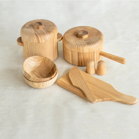 Lemi Toys（レミトイズ） Kitchenware キッチン用品 木製ままごとセット