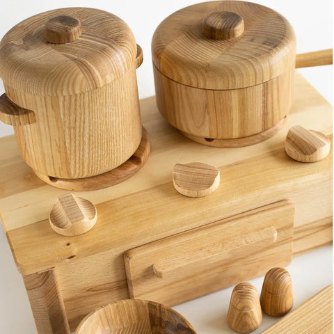 Lemi Toys（レミトイズ） Mini kitchen set  ミニキッチンセット 木製ままごとセット