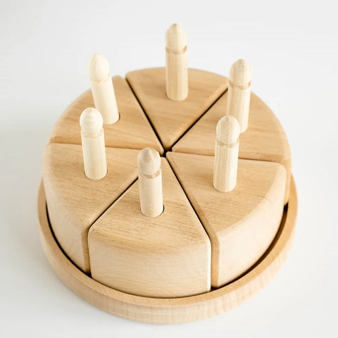 Lemi Toys（レミトイズ） Birthday cake バースデーケーキ 木製ままごとセット