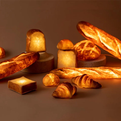 モリタ製パン 手作りパンのLEDランプ PAMPSHADE Butter roll パンプシェード バターロール （インテリアライト、照明）