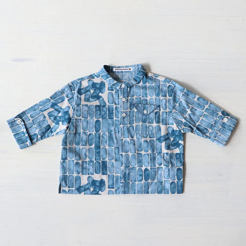 mina perhonen（ミナペルホネン） leima shirt デザインシャツ ZA1095P 、ZA1096P