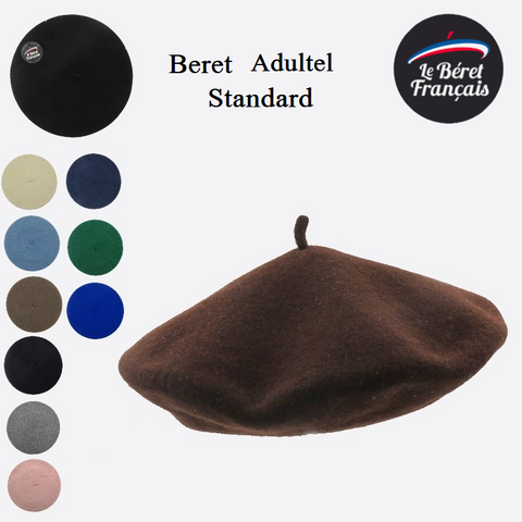 Le Beret Francais（ルベレーフランセ）    Beret Adultes     Standard    大人用、レディース　ベレー帽