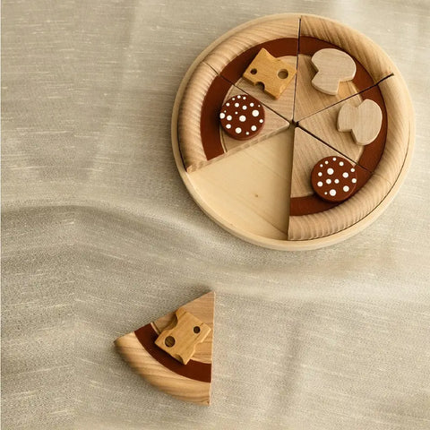 Lemi Toys（レミトイズ）2022 pizza set ピザセット 木製ままごとセット