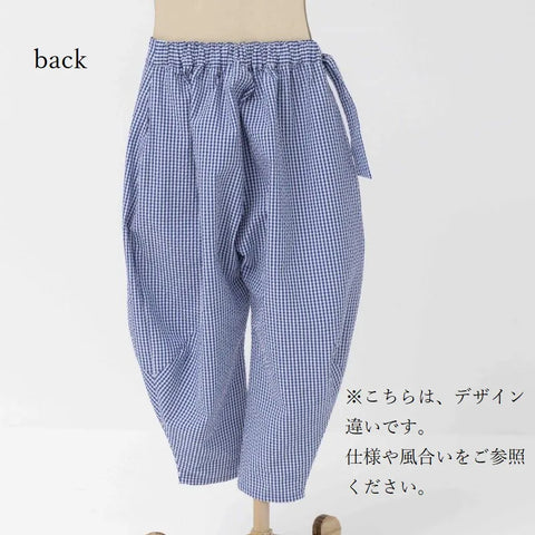 ★folkmade（フォークメイド）2023SS cool max ballon pants gray stripe バルーンパンツ