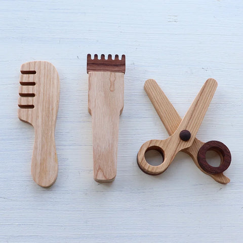 Lemi Toys（レミトイズ）  barber set 美容師さんセット 木製ままごとセット