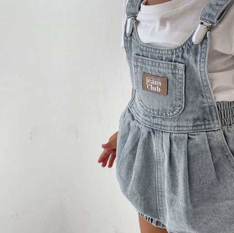 【drop3】Twin Collective Kids Bowie Bubble Romper Fame Blue ロンパース (twincollective)