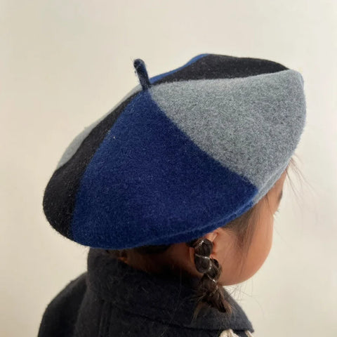 Le Beret Francais（ルベレーフランセ）   Beret TRIO(Light Blue、French Blue) キッズベレー帽