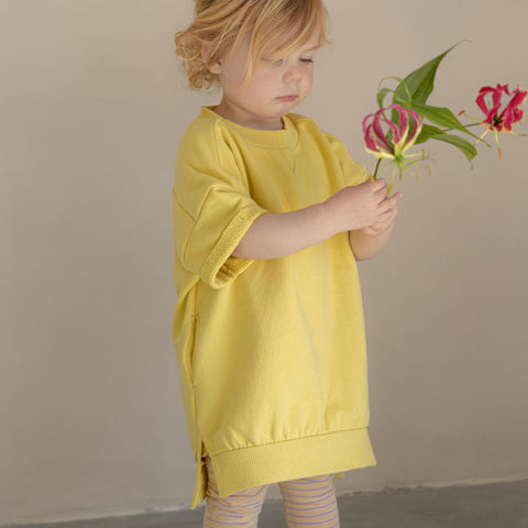 Phil&Phae（フィルアンドフェ）2024SS Chunky sweater dress s/s soft lime ワンピース