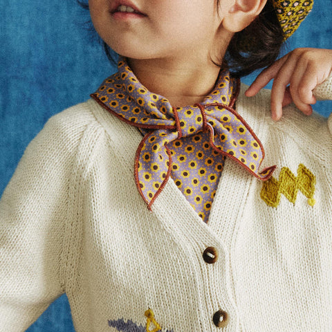 【D2】Misha & Puff（ミーシャアンドパフ）2024SS Scout Tee スコートTシャツ  Pewter Flower Dot