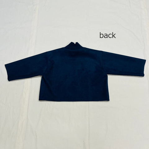 ★nunuforme （ヌヌフォルム）2022AW inuinu刺繍Tシャツ navy nf18-899-648（キッズ）