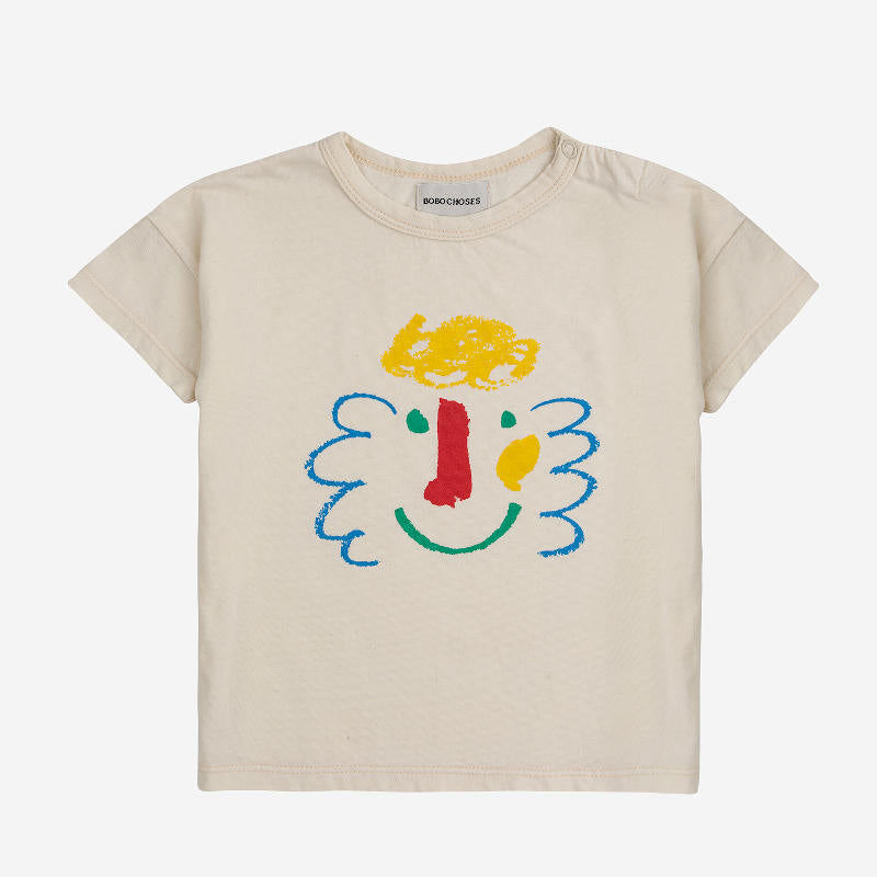 BOBO CHOSES / ボボショーズ 2024SS Baby Happy Mask T-shirt 半袖T