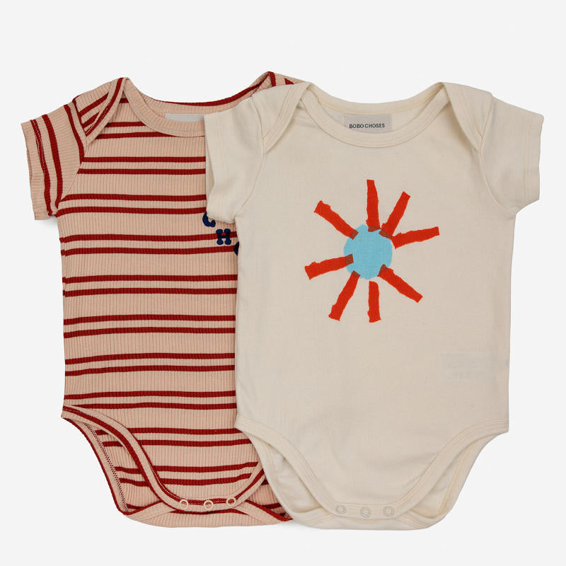 BOBO CHOSES / ボボショーズ 2024SS baby Sun body pack×2 半袖