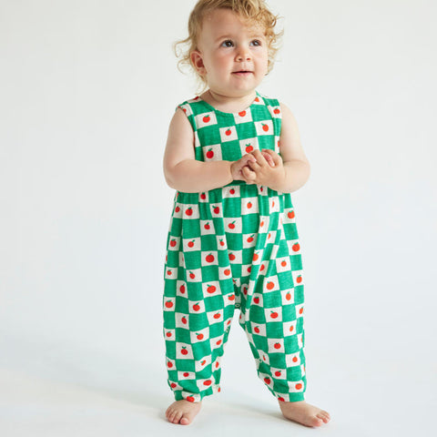 【drop2】BOBO CHOSES / ボボショーズ 2024SS baby Tomato all over overall オーバーオール