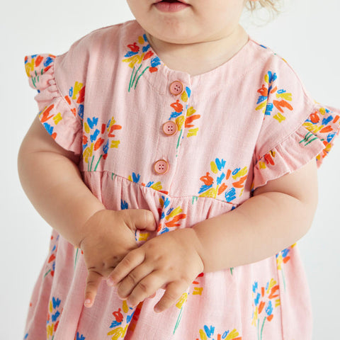 BOBO CHOSES / ボボショーズ 2024SS Baby Fireworks all over woven dress ベビードレス