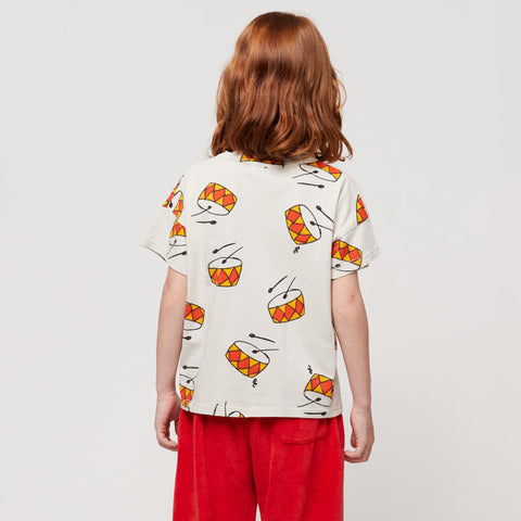 BOBO CHOSES / ボボショーズ 2024SS Play the Drum all over T-shirt 半袖Tシャツ