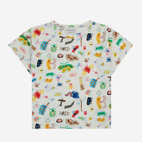 BOBO CHOSES / ボボショーズ 2024SS Funny Insects all over T-shirt 半袖Tシャツ