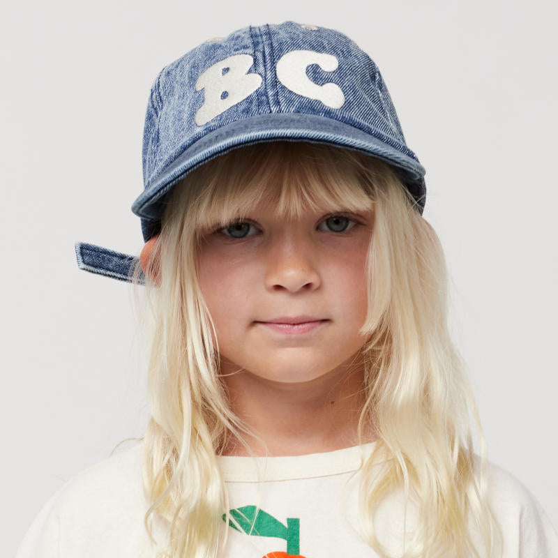 drop2】BOBO CHOSES / ボボショーズ 2024SS BC Denim cap キッズ