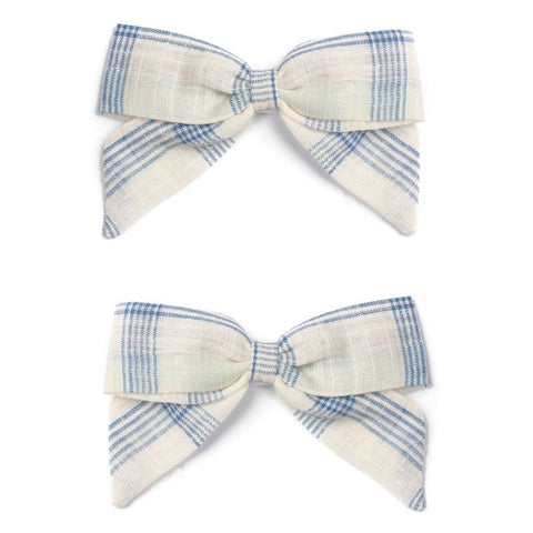 Lali Kids（ラリキッズ）2024SS BOW SET MINTY CHEX リボンセット