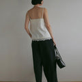 【3月上旬入荷次第お届けのご予約】anuke（アンヌーク） Twill Lace Camisole 62710404.