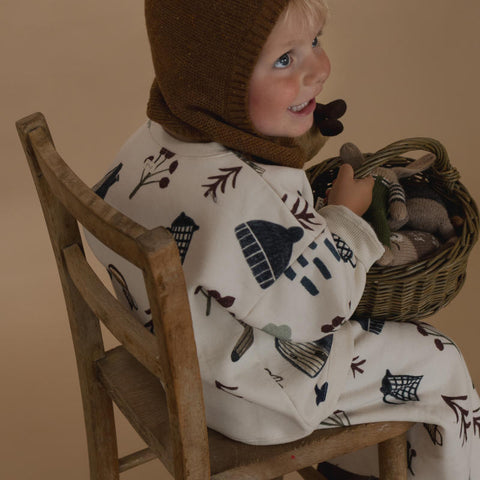 【ネコポス送料無料】organic zoo（オーガニックズー）2025AW Cosy Wild Sweatshirt Undyed 長袖スウェットシャツ