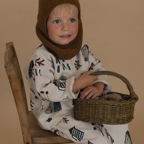 【ネコポス送料無料】organic zoo（オーガニックズー）2025AW Cosy Wild Sweatshirt Undyed 長袖スウェットシャツ