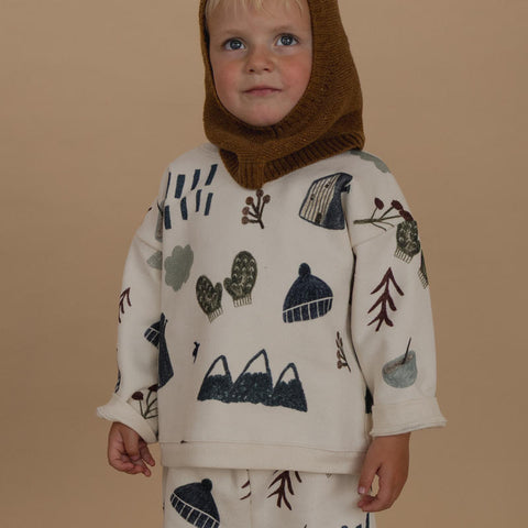 【ネコポス送料無料】organic zoo（オーガニックズー）2025AW Cosy Wild Sweatshirt Undyed 長袖スウェットシャツ