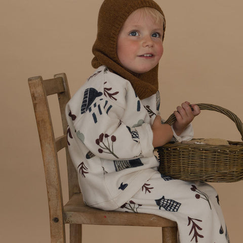 【ネコポス送料無料】organic zoo（オーガニックズー）2025AW Cosy Wild Sweatshirt Undyed 長袖スウェットシャツ