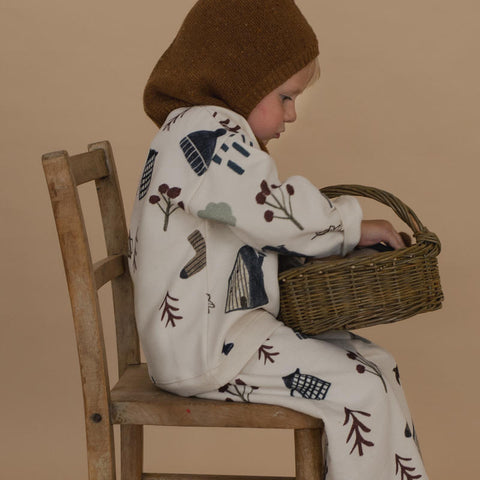 【ネコポス送料無料】organic zoo（オーガニックズー）2025AW Cosy Wild Sweatshirt Undyed 長袖スウェットシャツ