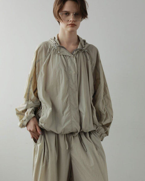 【3月上旬入荷次第お届けのご予約】anuke（アンヌーク） Sheer Track Blouson 62710201.