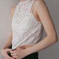 【5月上旬入荷次第お届けのご予約】anuke（アンヌーク） Lace Sleeveless Tops 62710417.