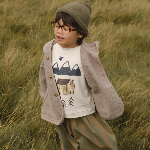 Misha&amp;Puff 2024AW Paloma Onesie -Rose Gold- Long Sleeve Romper