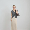 【4月中旬入荷次第お届けのご予約】anuke（アンヌーク） Vneck Botton Vest 62710521.