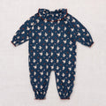 【D1】Misha&Puff（ミーシャアンドパフ）2026WI Baby Pierrot Onesie - Moonlight Cat & Mouse - 長袖ロンパース.