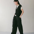 【4月中旬入荷次第お届けのご予約】anuke（アンヌーク） Vneck Botton Vest 62710521.