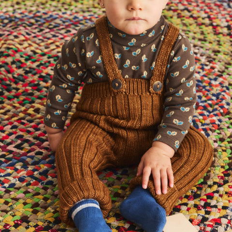 Misha&amp;Puff 2024AW Paloma Onesie -Rose Gold- Long Sleeve Romper