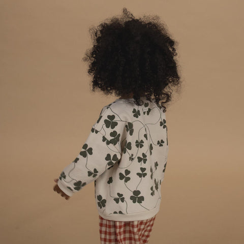 【ネコポス送料無料】organic zoo（オーガニックズー）2025AW Clover Sweatshirt Undyed 長袖スウェットシャツ