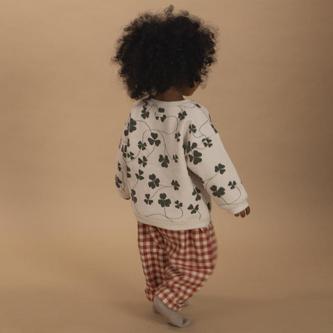 【ネコポス送料無料】organic zoo（オーガニックズー）2025AW Clover Sweatshirt Undyed 長袖スウェットシャツ