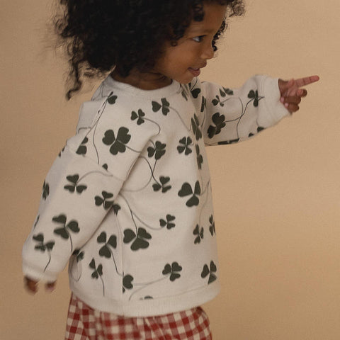 【ネコポス送料無料】organic zoo（オーガニックズー）2025AW Clover Sweatshirt Undyed 長袖スウェットシャツ