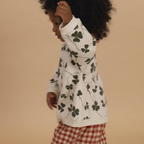 【ネコポス送料無料】organic zoo（オーガニックズー）2025AW Clover Sweatshirt Undyed 長袖スウェットシャツ