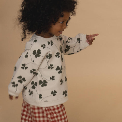 【ネコポス送料無料】organic zoo（オーガニックズー）2025AW Clover Sweatshirt Undyed 長袖スウェットシャツ