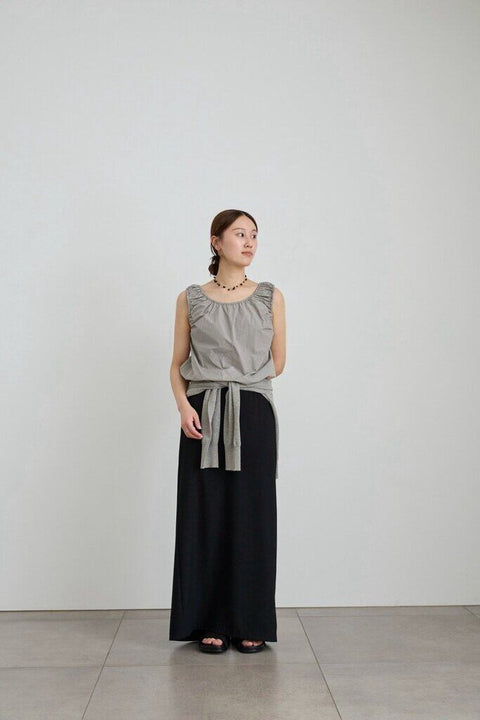 【2月上旬入荷次第お届けのご予約】anuke（アンヌーク） Georgette Pencil Skirt 62710803.