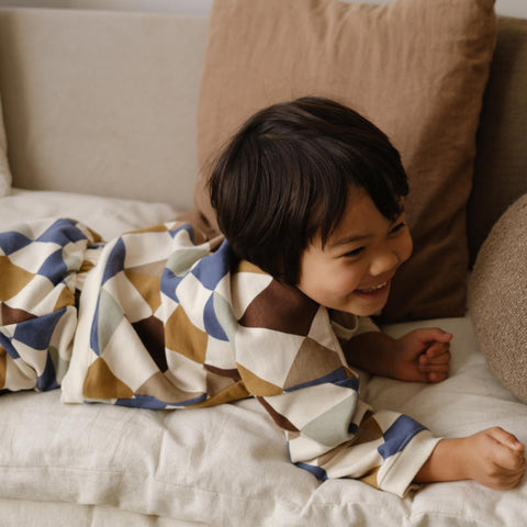 【ネコポス送料無料】organic zoo（オーガニックズー）2025AW Kite Patchwork Sweatshirt Undyed 長袖スウェットシャツ