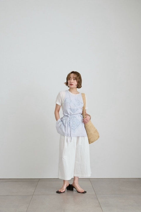 【4月中旬入荷次第お届けのご予約】anuke（アンヌーク） Sheer Tulle T-shirts 62710625.