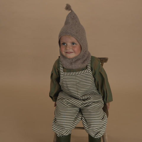 【ネコポス送料無料】organic zoo（オーガニックズー）2025AW Fern Stripes Dungarees ダンガリー、オーバーオール